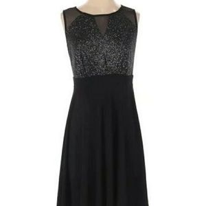 CLEARANCE - En Focus Studio Black Sparkle Dress